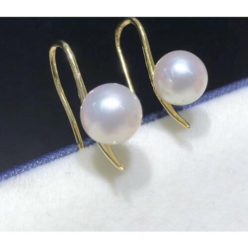 Hot Cheap 925 Sterling Silver Earrings Findings Settings Mountings Parts Mounts for Pearls Agate Coral Beads Stones