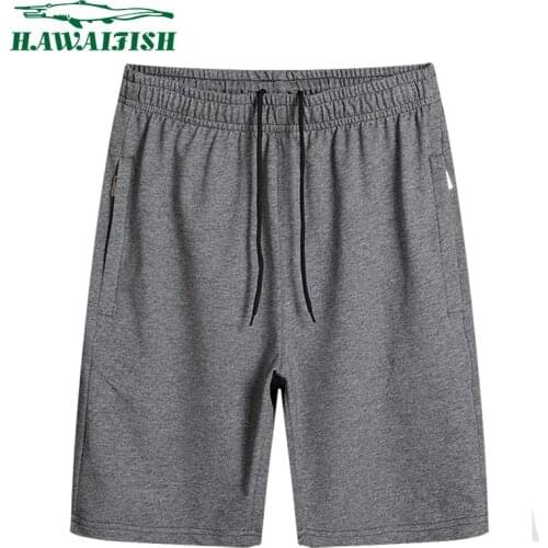 Hawaifish brand mens shorts summer casual zipper pocket sports shorts loose style 2021 high quality breathable hot sale Capris