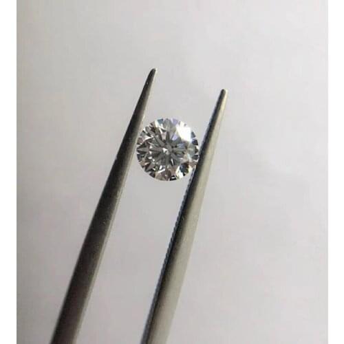 Round Brilliant Cut 7mm 1.2 Carat Loose Moissanite D color Transparent Moissanite high quality VVS1 Clarity DIY ring material