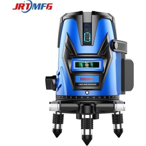 JRTMFG Laser Level Outdoor Green Light Level Super Strong Light Line Projector 5-Line 3-Line 2-Line Measure Marking Instrument