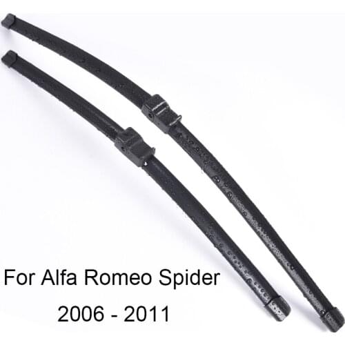 Car Windshield Wiper Blades for Alfa Romeo Spid form 2006 2007 2008 2009 2010 2011 Car Windscreen wiper Rubber