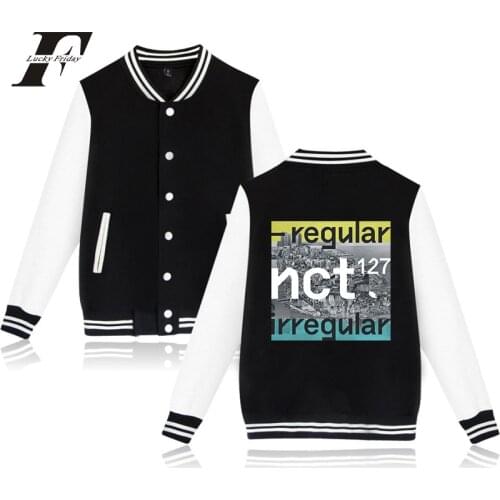 LUCKYFRIDAYF NCT 127 Regular kpop fashion Baseball Jacket men women tracksuit Sweatshirt unisex casual harajuku Jackets coat top
