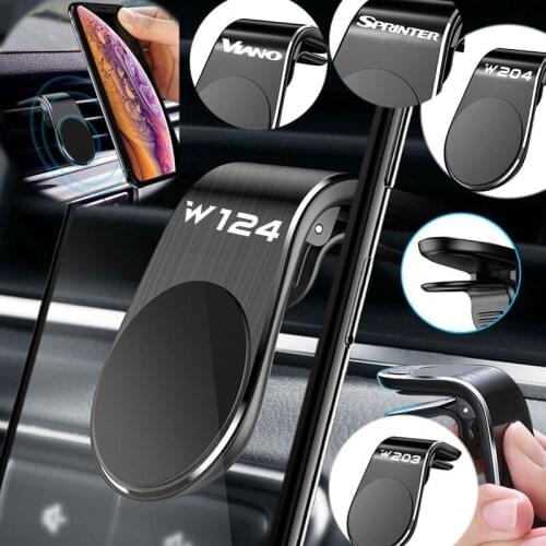 For Mercedes W124 W203 W204 CITAN SPRINTER VITO VIANO Car accessories Magnetic Universal Car Phone Holder Air Vent Mount Stand