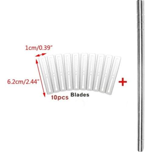 Hair Tattoo Trim Styling Engraving Pen Face Eyebrow Beard Shaping Scissors Razor 40JD