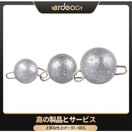 Ardea Jig Head Lead Deep Water Bullet 2g 4g 8g 10g 14g 16g 18g Weight Match Crank Hook Soft Lure Fishing Tackle