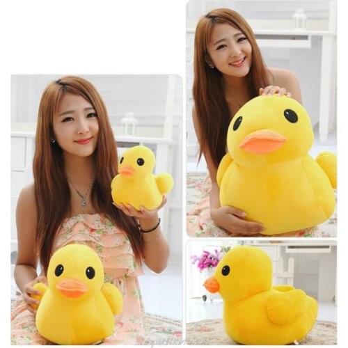 Plush Yellow Duck Soft Stuffed Animal Pillow Sofa Decor Cushion Kids Girls Birthday Toy Gift J29 21 Dropshipping