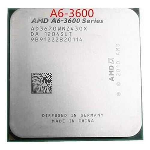 Free shipping Best quality Original A6-3600 A6 3600 A6-Series 2.1 GHz (AD3600OJZ43GX) FM1 CPU Processor