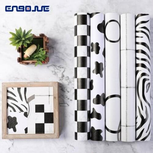 Waterproof PVC Self Adhesive Wallpaper Kids Bedroom Wall Stickers Living Room TV Stickers Background Walls Decorative Painting