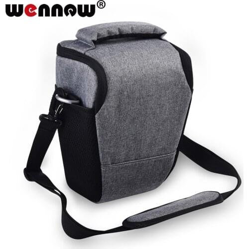 Gray Digital Triangle Bag Camera Bag for Canon Powershot G5 x SX70 SX540 SX530 SX520 SX510 SX500 HS SX430 SX420 SX410 SX400 IS