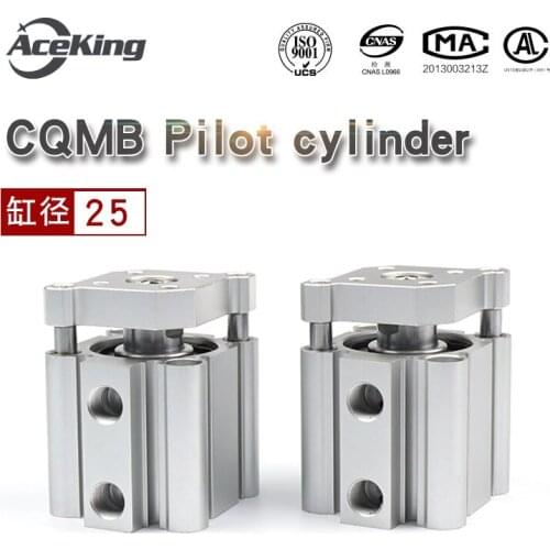 Thin three-bar cylinder with guide rod CDQMB25 cdqmb25-5/10/15/20/25/30/40/50 with magnetic attachment CDQMB25-20 CDQMB25-50