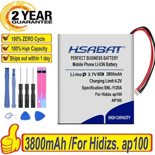 Top Brand 100% New 3800mAh Battery for Hidizs. ap100 player AP100 Batteries + free tools