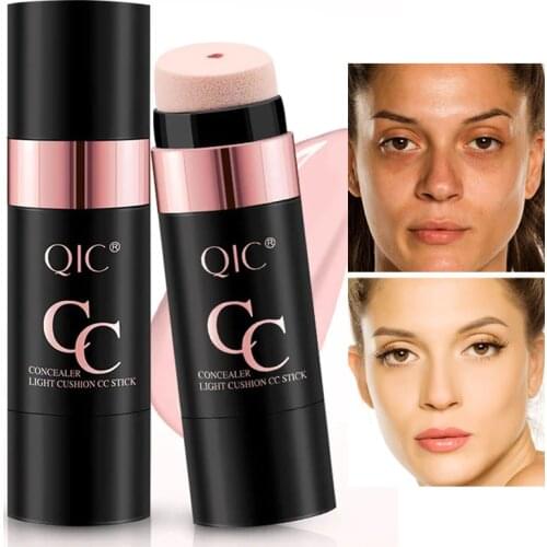 Face CC Cream Liquid Foundation Concealer Whitening Brighten Matte Waterproof Long-lasting Cover Acne Scars Contour Makeup 30g