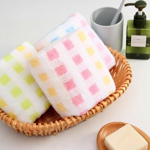 Zhangji High Quality Soft Face Towel Pure Cotton Small Squares Absorbent and Quick-Drying Towels for Adults and Children