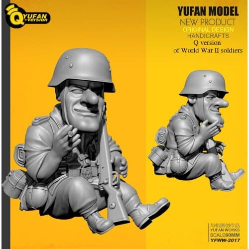 1/32 (60mm) Q Edition Resin Soldier YFWW-2017