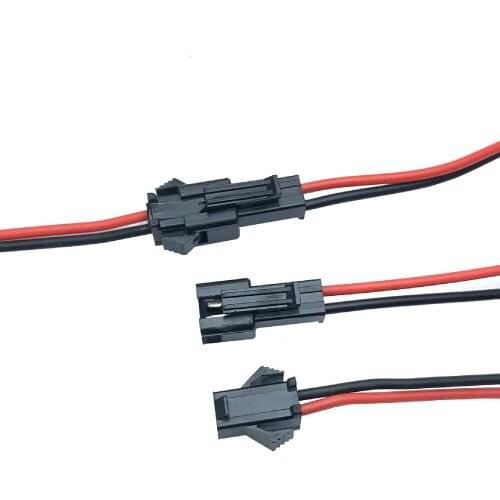 10 Pairs 15CM JST SM 2 Pins Plug Male and Female Wire Connector Wire Connector Cable Pigtail Plug For LED Strip Light Tape Lamp
