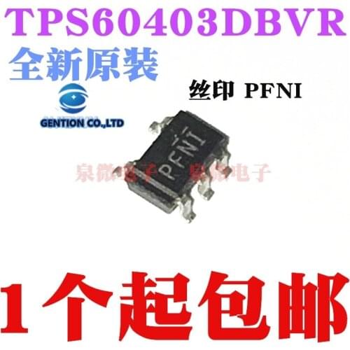 10PCS TPS60403 TPS60403DBVR silk-screen PFNI PFN1 package SOT23-5 in stock 100% new and original