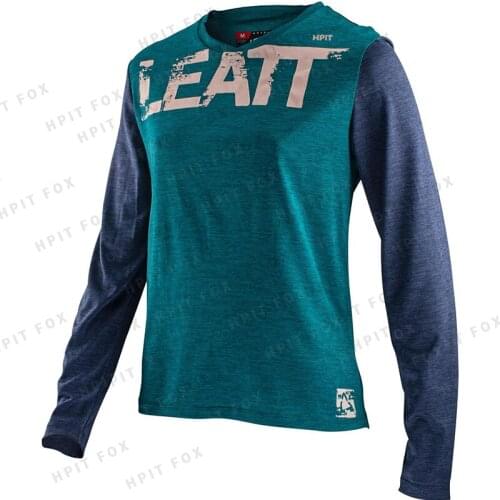 2021 Cross Country Mountain Bike Jersey WOMEN Downhill Jersey Hpit Leatt Mountain MTB Shirt Cross Jersey Ladies Sweatshirt