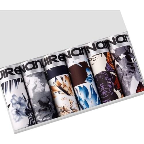 4 pcs/lot very thin mens underwear nylon ice silk boxers double bagged high-interest high-stretch boxers