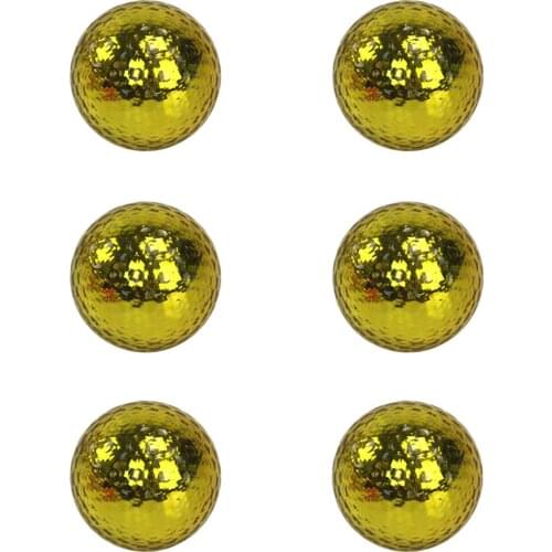 6pcs Premium Dual-Layer Golf Ball For Golf Beginning Leaner Match Practice Play Golfer Gift Club Accessories Prize Giveaways