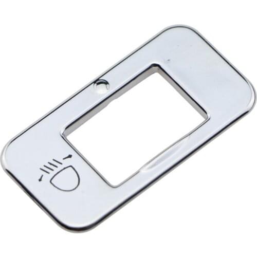 Color My Life Car Interior Headlight Adjustment Knob Switch Head Lights Sequin Sticker for Peugeot 308 301 408 508 208 2008