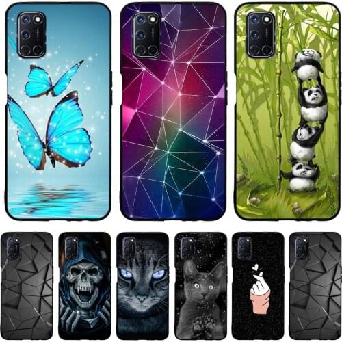For Oppo A52 A72 A92 A92s Ace2 Case TPU Silicone For Oppo A52 CPH2061 CPH2069 Cover Panda Coque For Oppo A72 A92 A92s Ace2 Funda