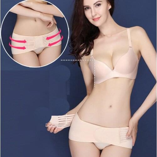 Breathable Elastic Maternity Belt Solid Color Shapewear Women Pregnancy Support Belt Pelvic Postpartum Belly Band
