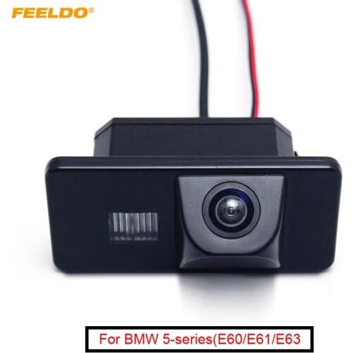 FEELDO Special Car Combined Backup Rear View Camera For BMW 5-series(E60/E61/E63/E64)/X5(E70)/X6(E71/E72)/1-series(E81/E #AM4390
