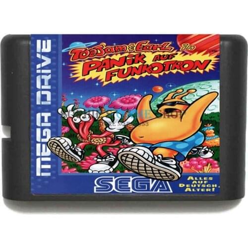 ToeJam & Earl 2 - Panic on Funkotron Game Game Cartridge Newest 16 bit Game Card For Sega Mega Drive / Genesis System