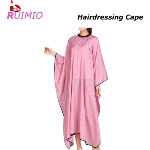 Exquisite Hairdressing Cape Practical Haircut Cape Hair Cutting Cloak Haircut Gown For Men Women (Pink)