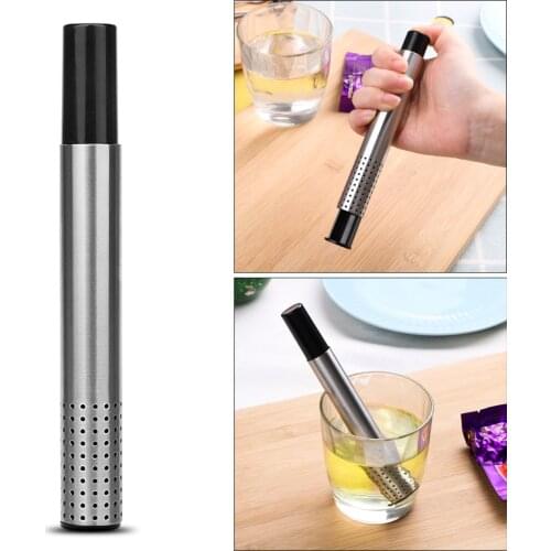 Coffee Loose Leaf Herbal Holder Stainless Steel Tea Infuser Strainer Filter Tea Stick Teapot Spices Soup Tools Reusable