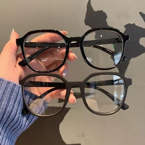 Oversized Square Eyeglasses Frames for Women Men Anti Blue Light Glasses Big Frame Optical Computer Eyewear Blue Light Blocking