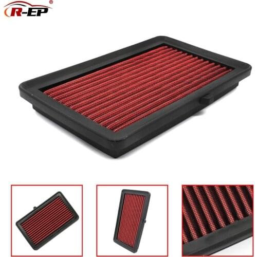 R-EP Replacement Air Filter Fit for Honda Odyssey Alison Acura CDX Hybrid 2.0L Cold Air Intake Washable Reusable 17220-5Y3-J00