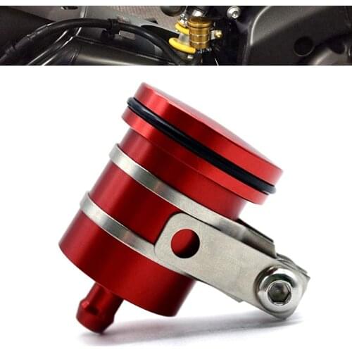 Motorcycle Brake Fluid Reservoir CNC Aluminum Front or Rear Oil Cup for Yamaha YZF R1 R3 R6 R25 R15 R125 600R for Ducati Monster