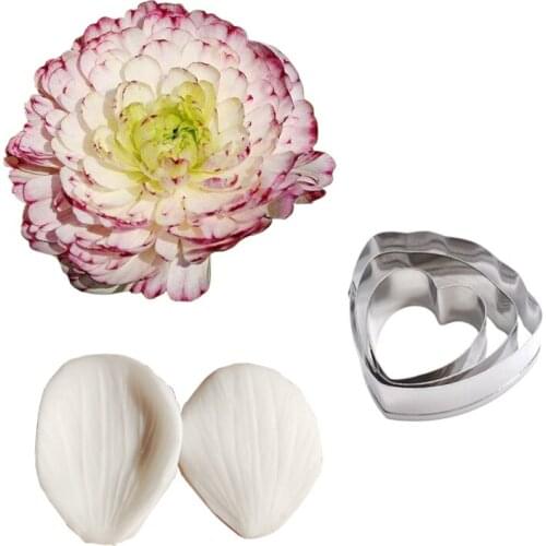 Buttercup Flower Petal Veiner Silicone Mold Fondant Mould Cake Decorating Tool Chocolate Gumpaste,Sugarcraft,Chocolate MoldCS283