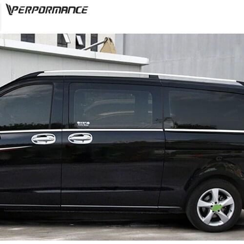 V class W447 vito v250 v260 window trims stainless steel car accessories V class W447 vito v250 v260 side molding trims