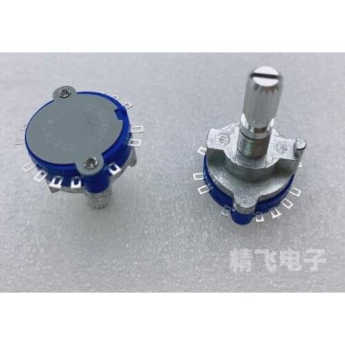 [YK] JAPAN band switch 2 knives 6 gear shaft 20mm floral axis ALPS SRRN161100