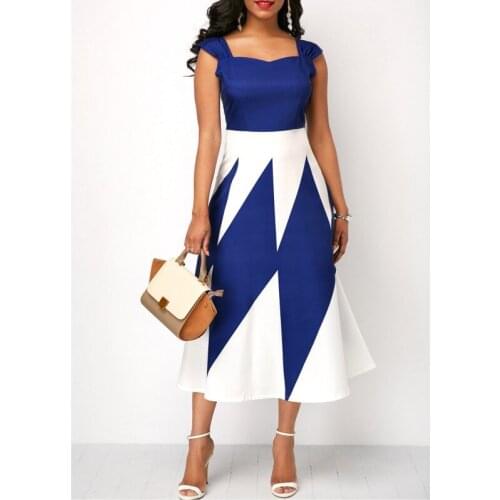 For Women Summer Dresses Slim A-Line Skirt Casual Loose Mid-Length One Shoulder Bohemian Sexy Dress African Clothes 2021 New