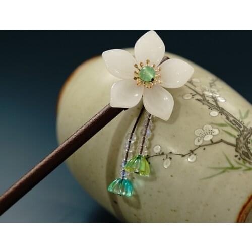 Women Hair Stick Step Shake Hair Sticks Chinese Hanfu Hair Style Tool Headwear Cosplay Hair Accessories Hair Ornament for Girl