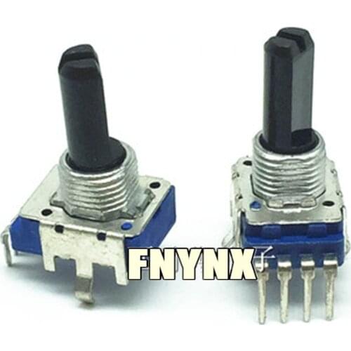 20PCS Amplifier Volume Potentiometer RK11 Type B1K 5K 10K 50K 100K 200K Shaft 18mm 4pins