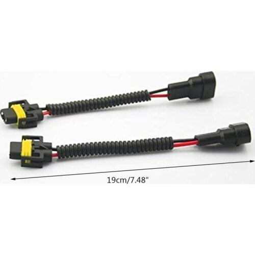 9006 To H11 H8 Headlight Fog Light Conversion Connector Wiring Harness Plug Cable Socket Connector Repair Kit Wholesale