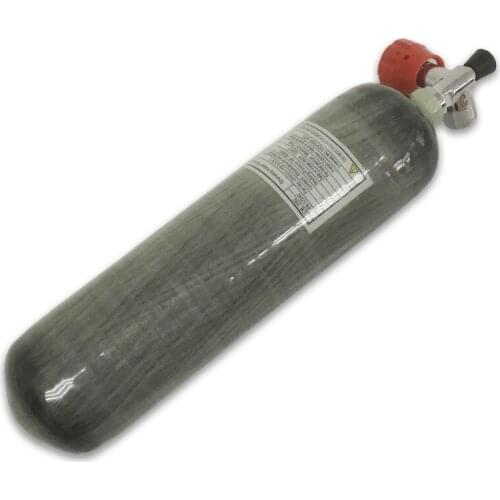 AC10311 Paintball pcp accessories hpa air tank 4500psi CE gun air compressed carbon fiber gas cylinder with DIN valve Acecare