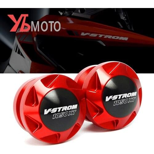 Logo 1050XT / 1050 Motorcycle Aluminum Swingarm spools slider stand screws For SUZUKI V-strom 1050 V-strom 1050XT ADV 2020