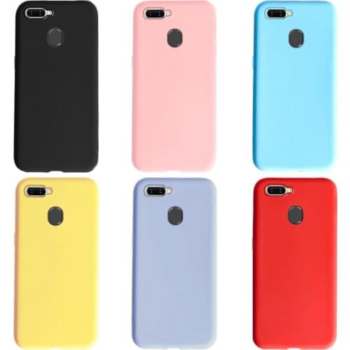 For Oppo A12 A3S A12e Case OppoA3S Soft Silicon TPU Back Cover For OPPO A5 OPPOA5 Case AX5 Cover Oppo A5S Phone Cases A12 A 12 E