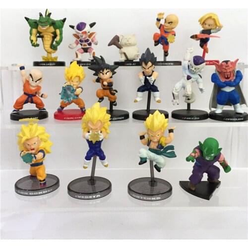 BANDAI Dragon Ball Action Figure DF Bottle Cap Deformation Son Goku Frieza Vegetajv Zarbon Rare Model Toy