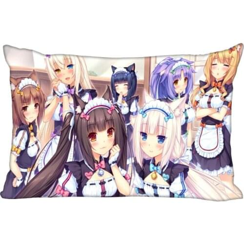 Hot Sale Custom Pillow Slips NEKOPARA Rectangle Pillow Covers Bedding Comfortable Cushion/High Quality Pillow Cases