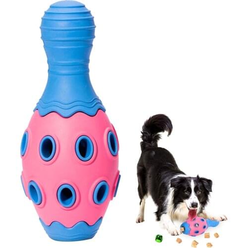 Dog Toys for Aggressive Chewers, Double-Layer Tough Dog Toy, Teeth Cleaning Toys for Puppies, Built-in Bell Ball Interactive Toy