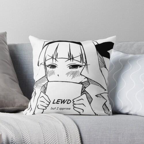 Lewd Throw Pillow Cushion Cover Polyester throw pillows case on sofa home living room car seat decor 45x45cm