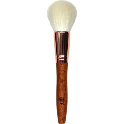 K06 Professional Handmade Makeup Brush Soft Saibikoho Goat Hair Round Face Powder Brush Rosewood Handle Make Up Brushes