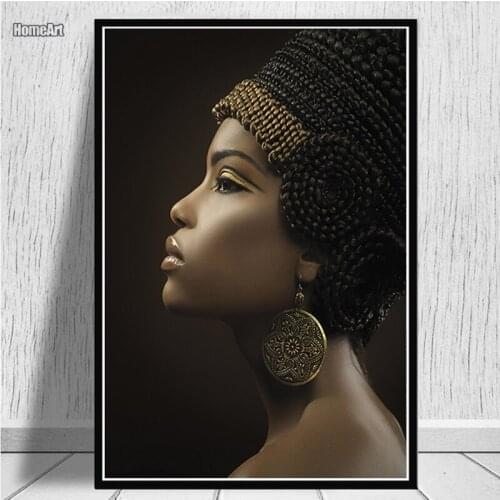 Egyptian Women Paintings Print On Canvas Posters and Prints Modern Girl Wall Pictures for Living Room Home Design Decor