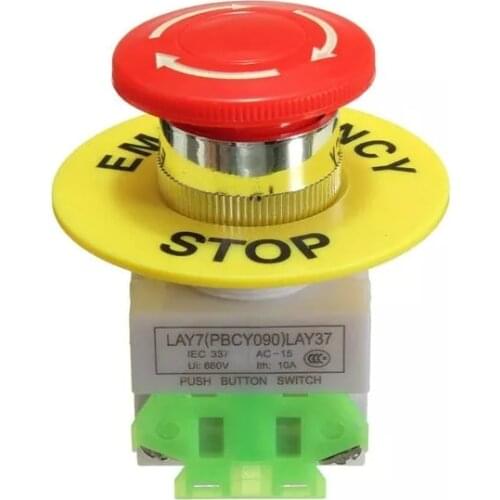 Emergency stop button for RS-CNC32